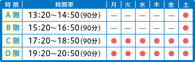 時間割
