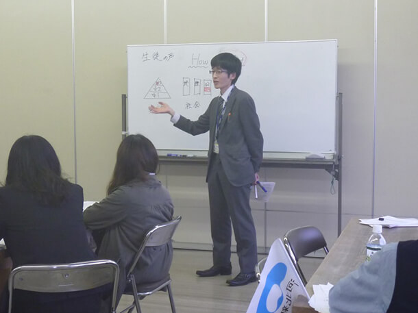 ボランティア研修の様子