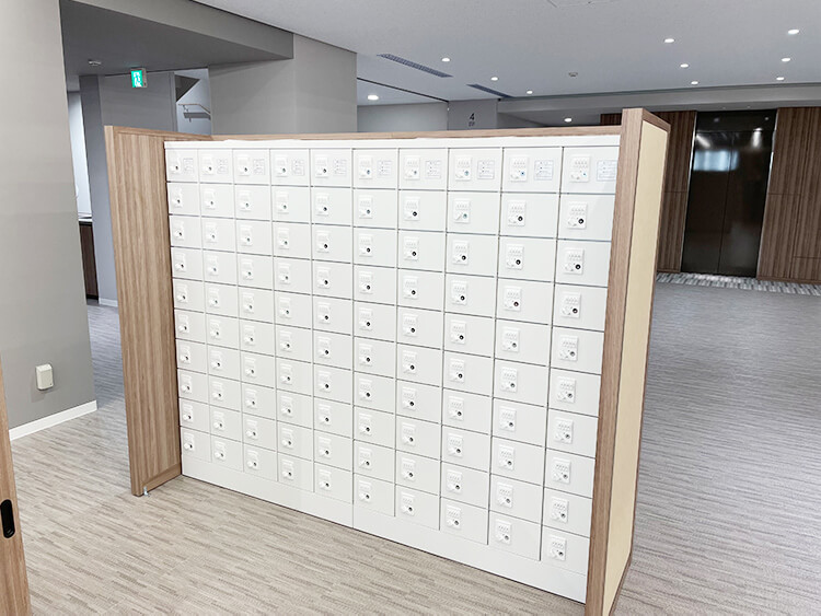 豆知識2　専用ロッカーがある！