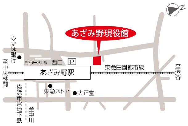あざみ野現役館_地図