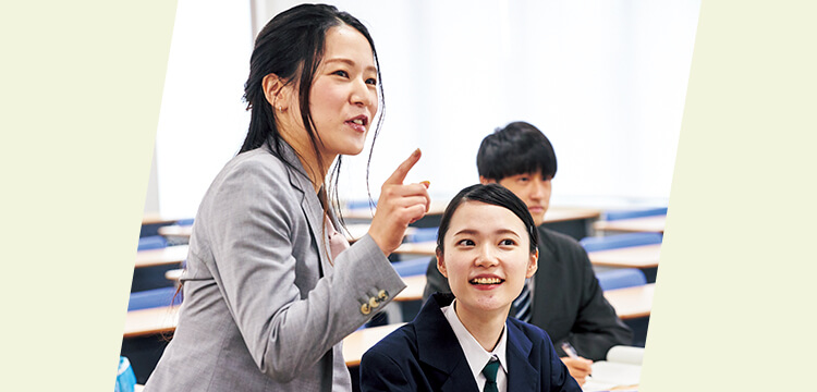 集中力が持続できる対面授業