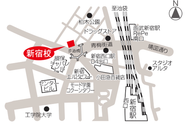 新宿校_地図