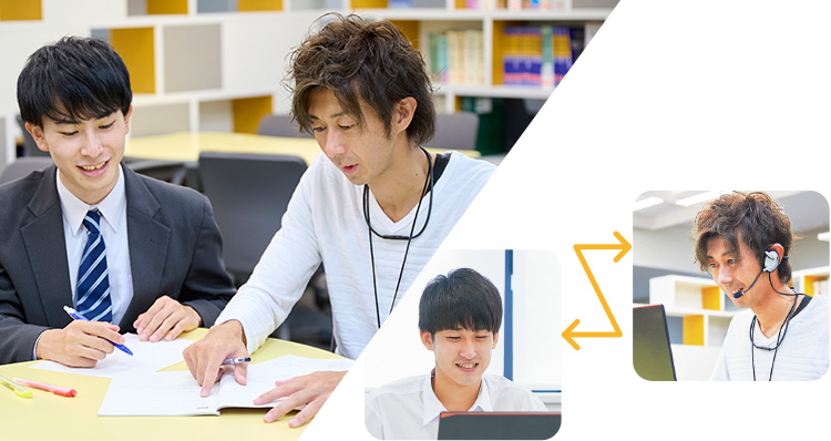 いつでも講師に質問ができる！