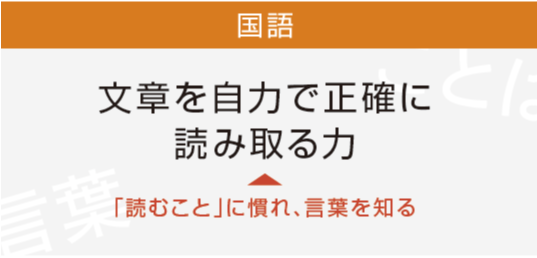 年間50種類以上の文章にふれ、長文を読みこなす力を身につける