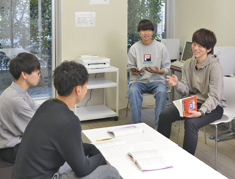 寮生同士の情報交換