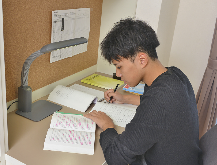 個室で勉強